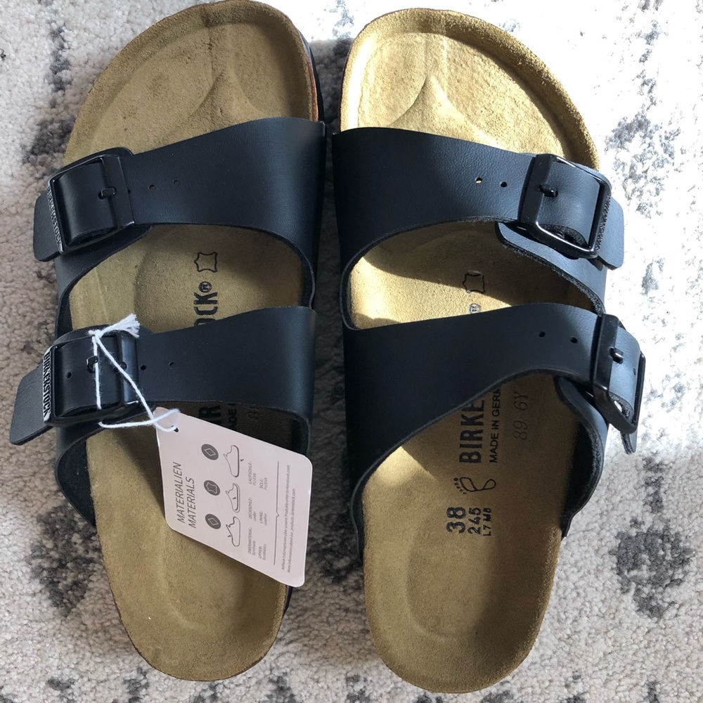 New Birkenstock Arizona Sandals Black